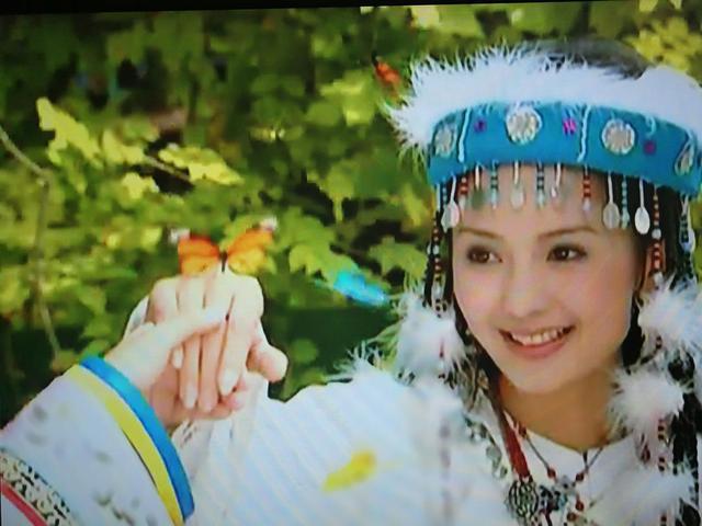 回顾惊艳童年的古装造型：香妃的毛球林诗音的扇子飞飞的绿叶(图2)