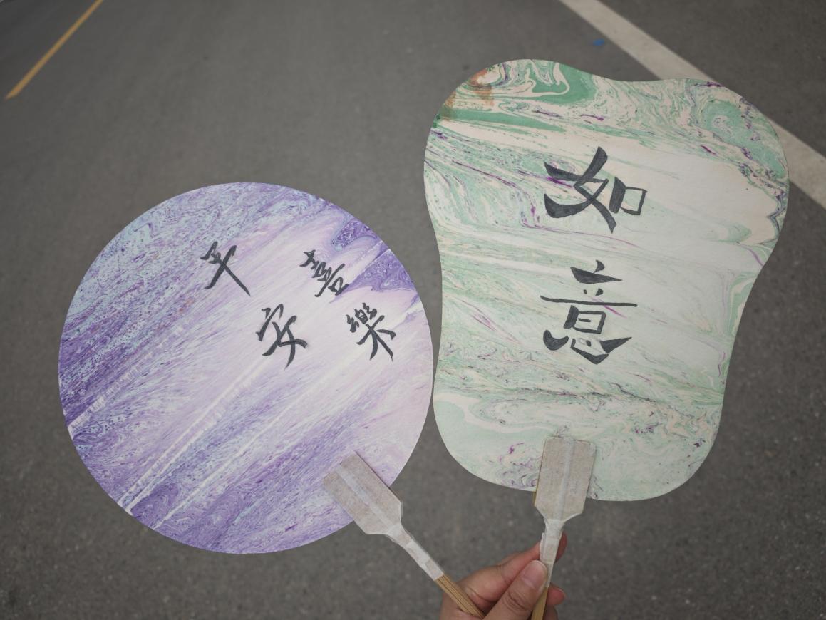 贵池区牌楼镇开展端午非遗漆扇体验活动(图2)