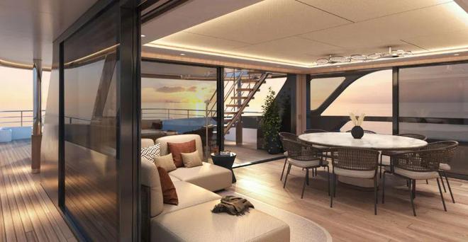 豪华海上住宅！ Van Der Valk发布在建游艇“Samba” 号设计细节(图5)