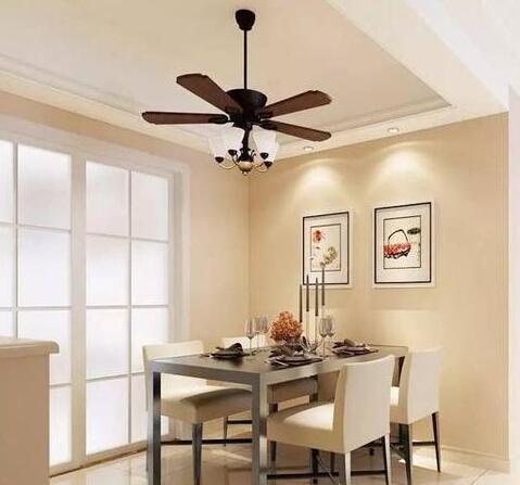 餐厅吊扇灯效果图大全这些风扇灯美到爆！(图3)