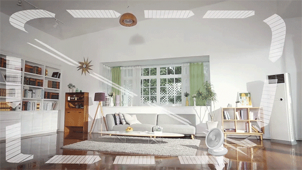 比空调还舒服的循环扇～让家中处处生风小巧可折叠省电还无线！(图7)