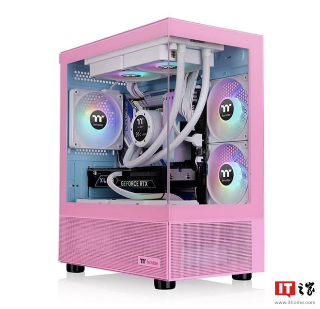 Tt曜越View170TGARGB“海景房”机箱新增“粉色”版本(图1)