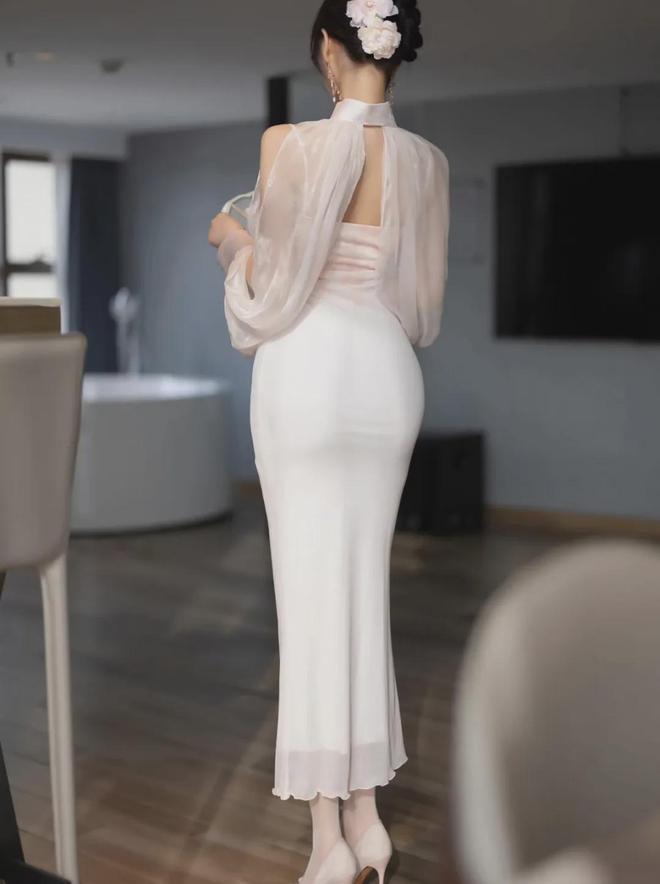 旗袍妖姬杨晨晨绝美腰臀比燃爆镜头完美曲线演绎致命诱惑！(图14)