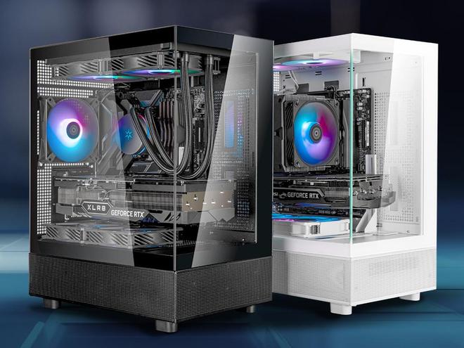 银昕推出“270°全景海景房”机箱Lucid04支持M-ATX主板