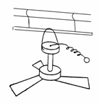 在天花板上用悬绳吊一重为