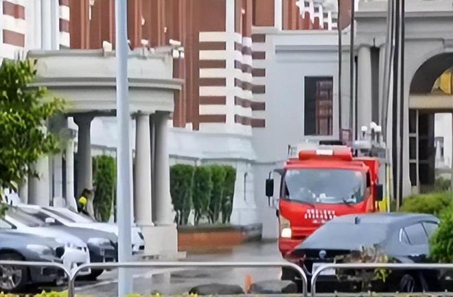 赖清德办公室大楼起火(图1)