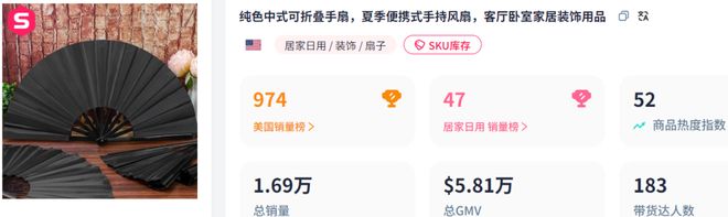喜运达资讯：TikTok带火广场舞扇子有卖家靠它年(图6)
