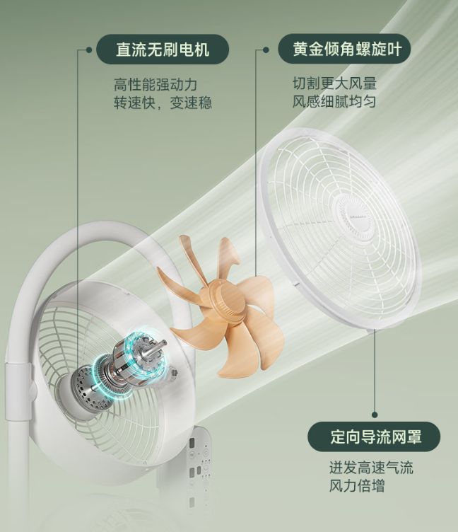 颜值高还能提升软装档次！25年风扇也有创新这四款各有特色(图3)