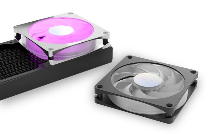 Alphacool推出金属扇框灯效风扇ApexStealthMetalAurora(图1)