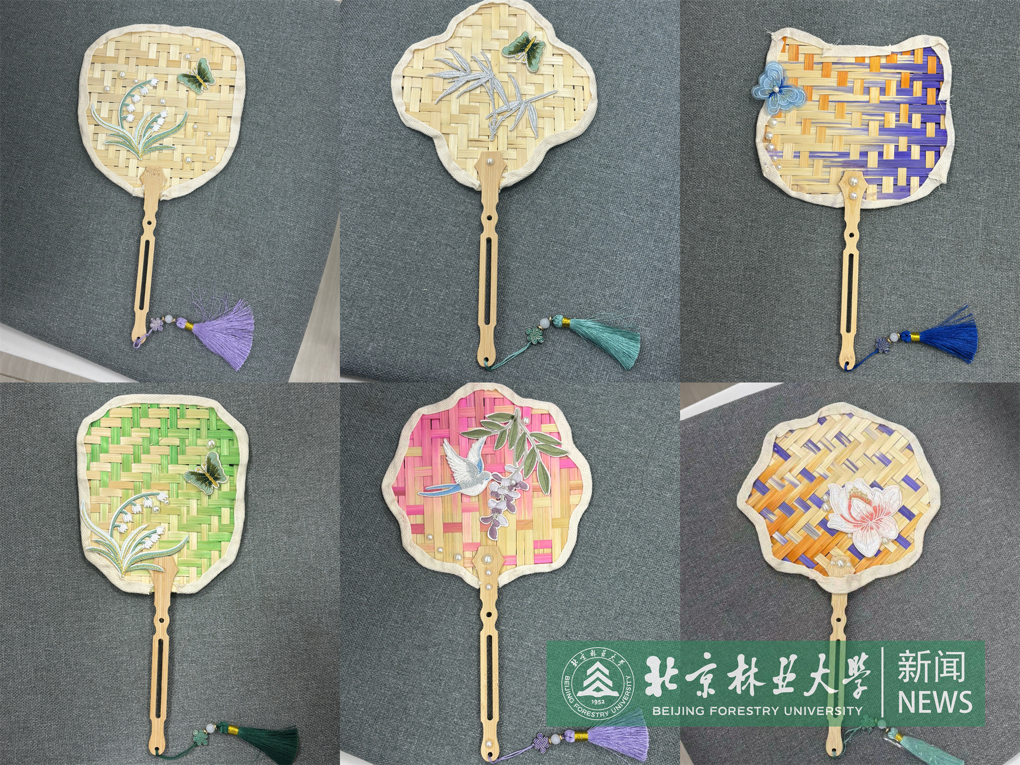 工学院组织开展“心灵工坊”非遗竹编扇DIY活动(图2)