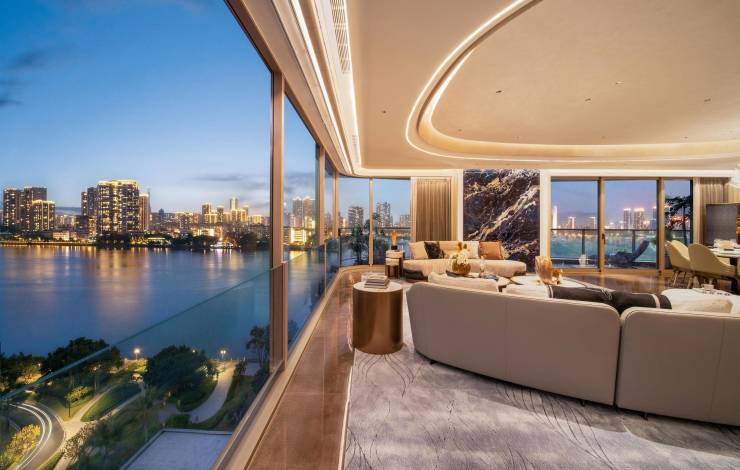 一江两岸珠江顶藏!保利珠江天悦使用率超100%一层一户新规顶豪上新