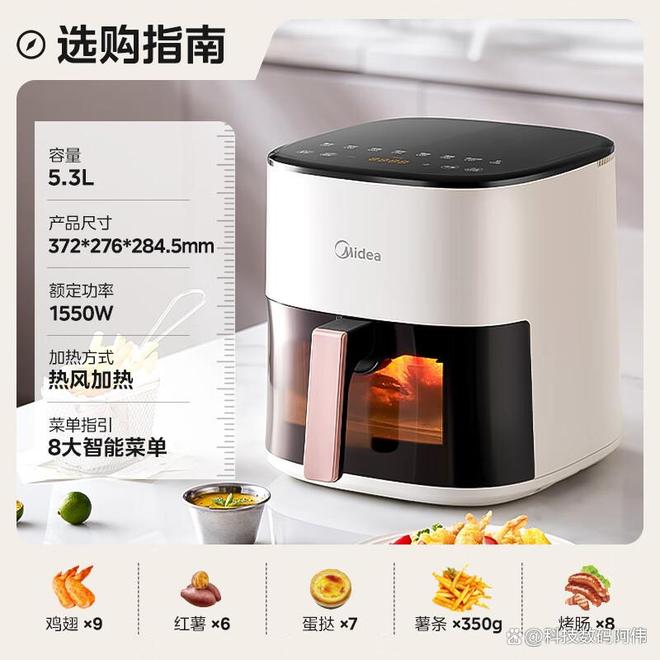 空气炸锅最建议买三个牌子：飞利浦美的九阳实测谁是2026炸物之王？(图7)