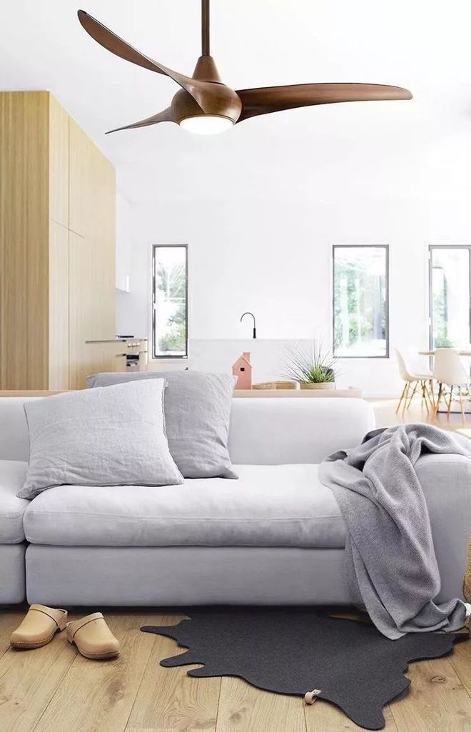 好看是它最不重要的优点！吹面不寒杨柳风、夏天冬天都能用一盏风扇灯让你家的天花板不再无聊伽罗精选(图5)