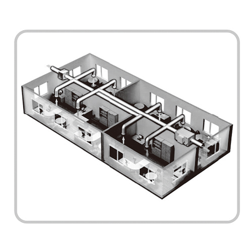 分体管道扇离心式排气扇静音排气扇(图1)